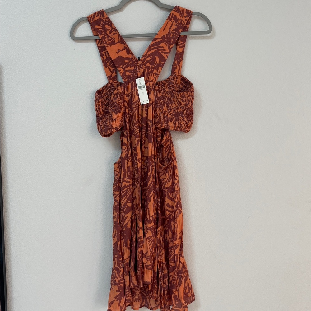 Anthropologie Piper Bandeau Cutout Mini Dress NWT